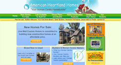 Desktop Screenshot of americanheartlandhomes.com